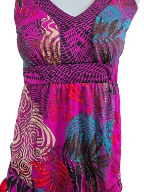 duo Maternity Fuchsia Tank Top